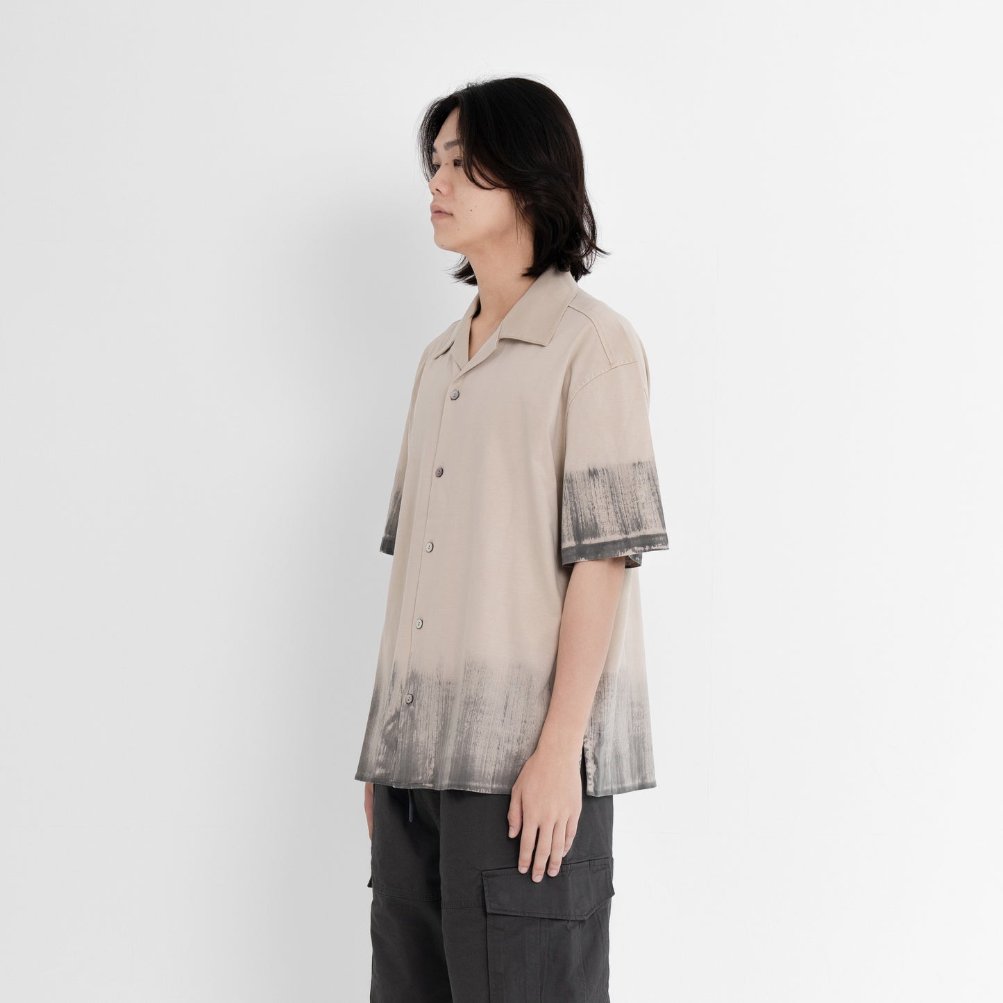 Plant Dye Airchill シャツ - ベージュ