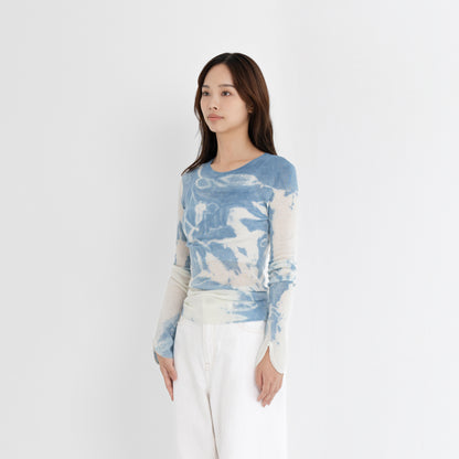 Plant Dye Ultrafine Wool Top - Indigo