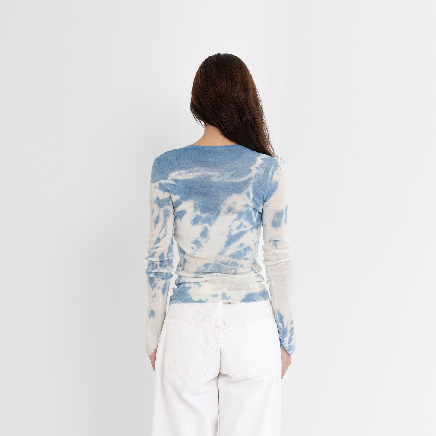 Plant Dye Ultrafine Wool Top - Indigo