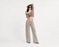 Mineral Dye Low Rise Drawstring Wide Leg Jean