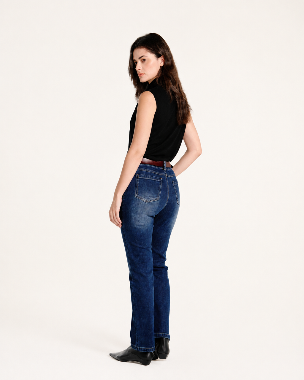 37.5® Thermoregulating Cashmere Sleeveless Turtleneck Black