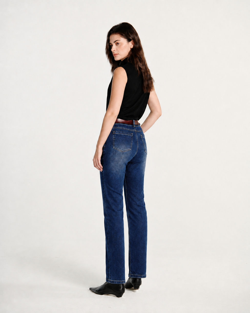 Shaping Straight Jean Navy