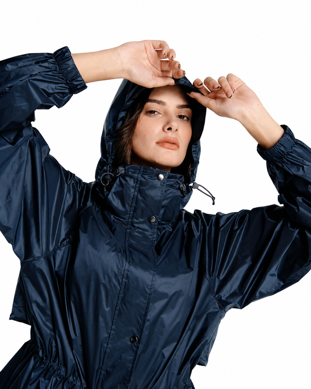 Water-Resistant Cinch Waist Jacket