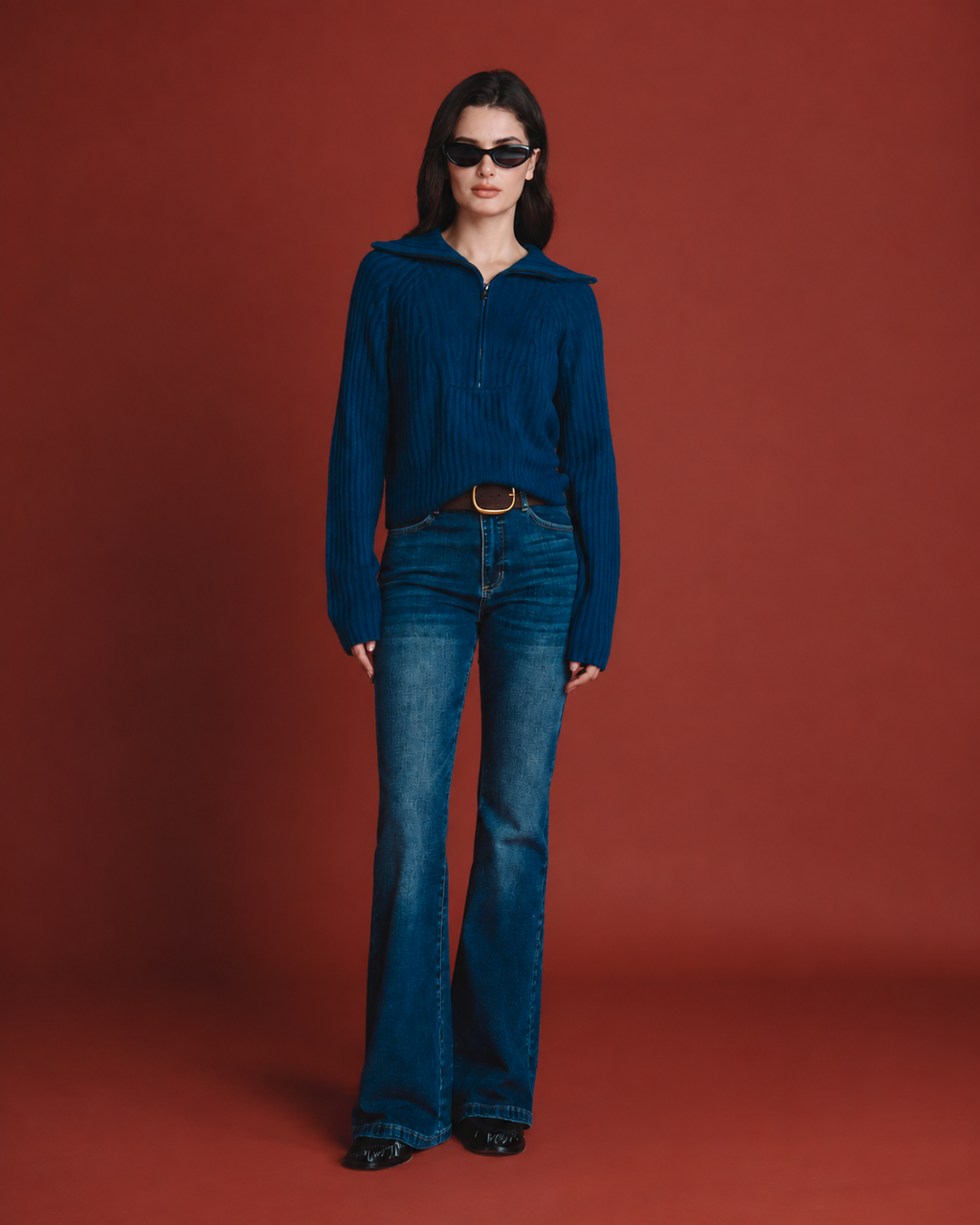 Shaping Bootcut Jean Navy