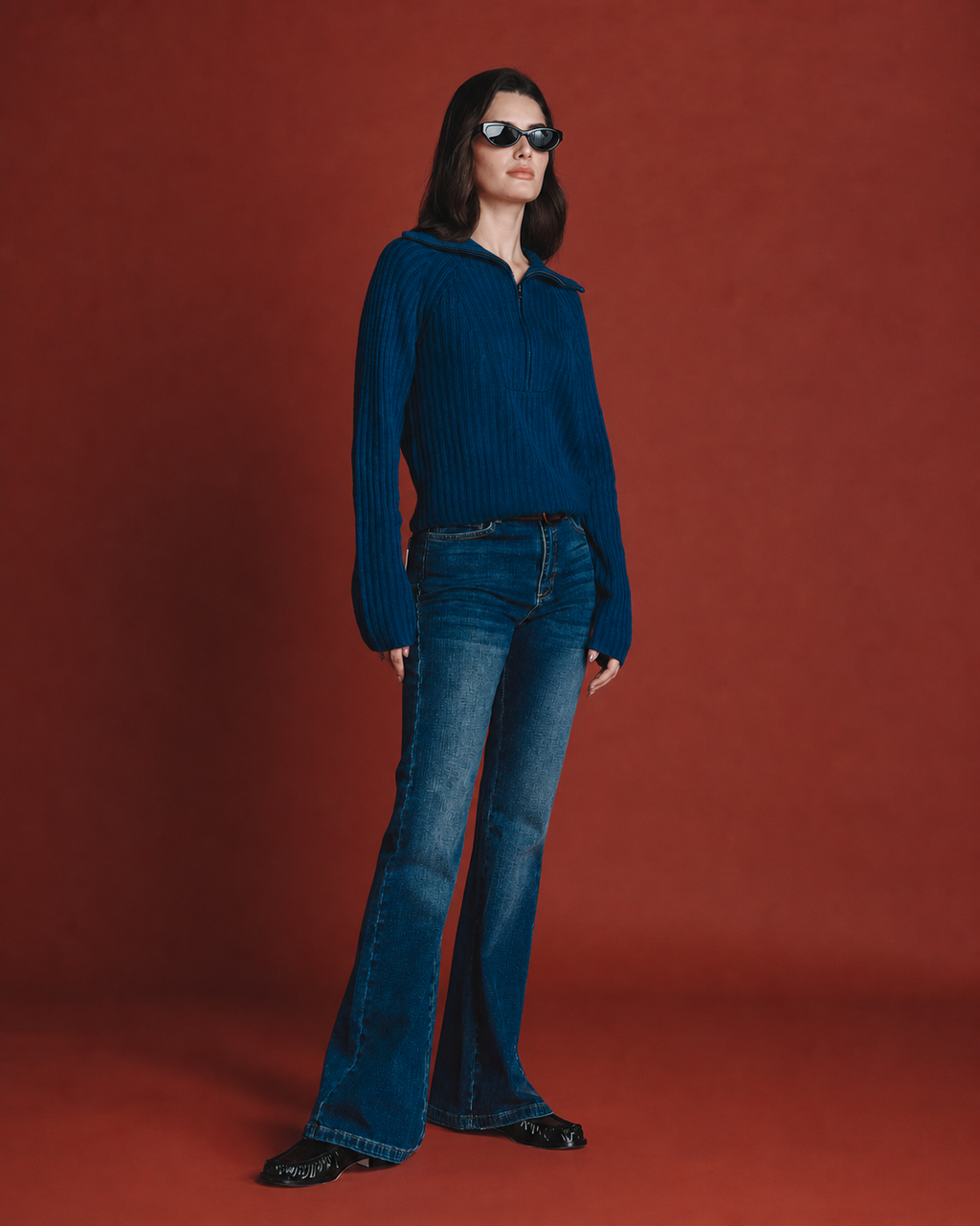 Shaping Bootcut Jean Navy