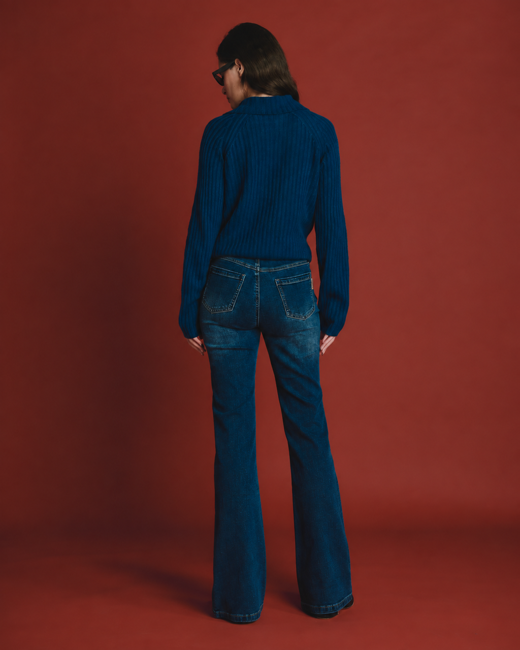 Shaping Bootcut Jean Navy