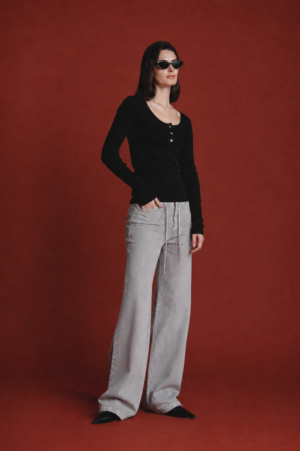The Seaweed Henley Soft Top