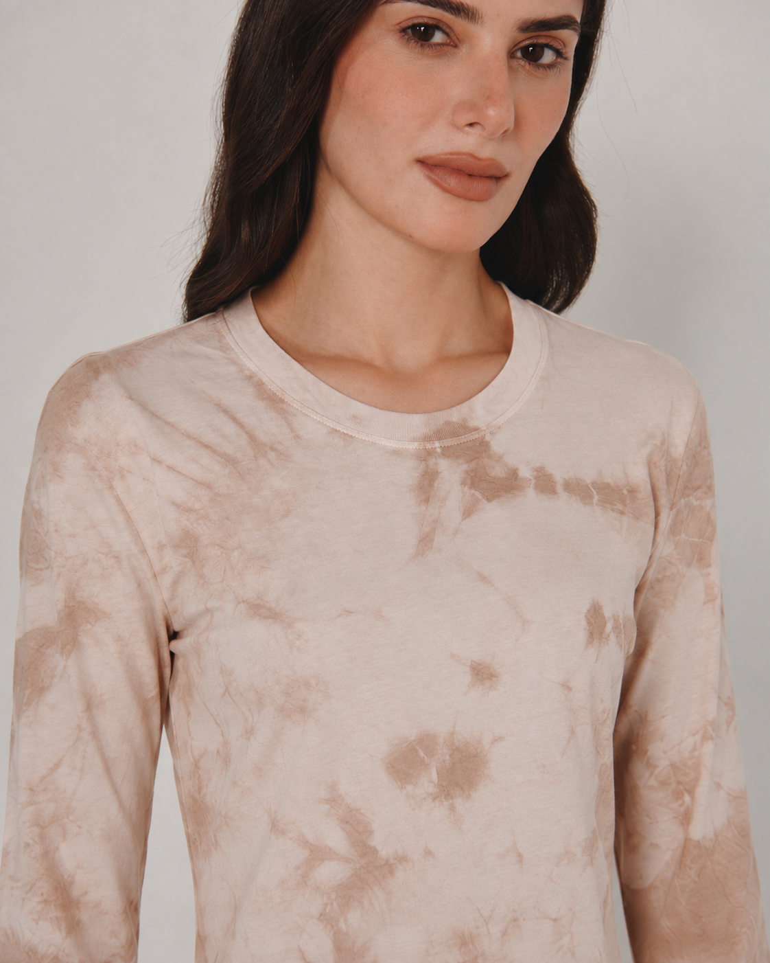 Mineral U-crewneck Long-sleeve T-shirt Red