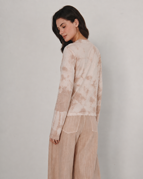 Mineral U-crewneck Long-sleeve T-shirt Red