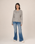 Mineral U-crewneck Long-sleeve T-shirt Grey