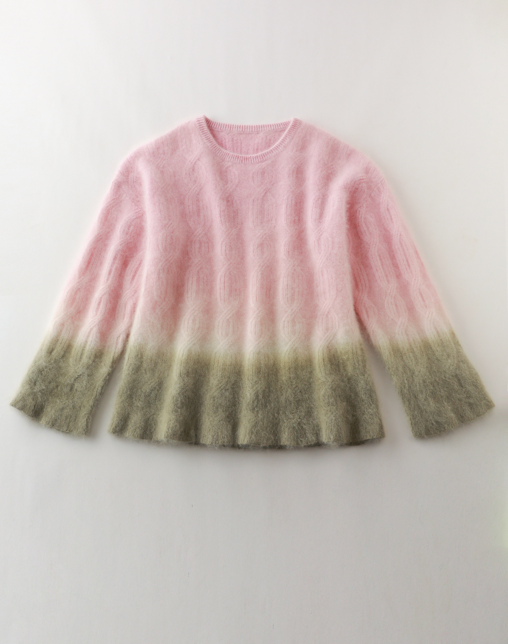 Plant Dye Japanese brushing Cashmere Top