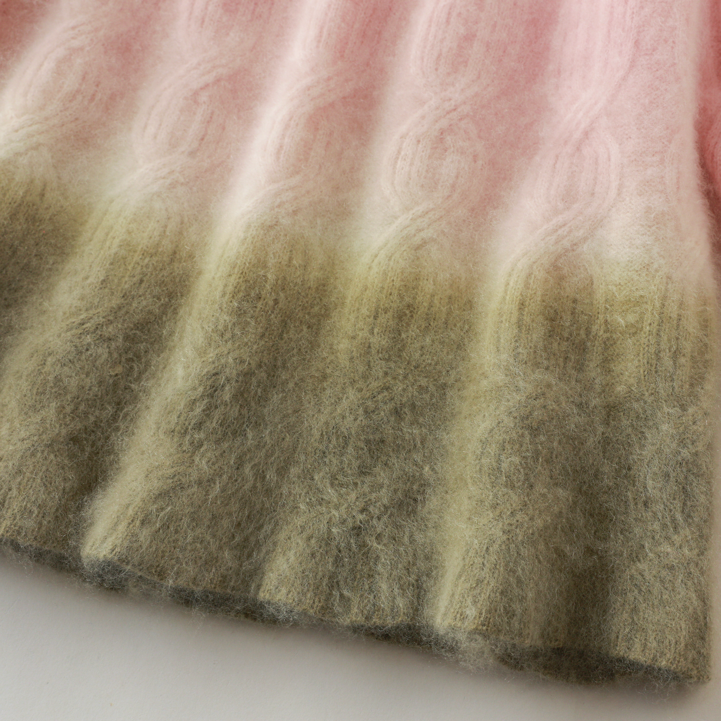 Plant Dye Japanese brushing Cashmere Top