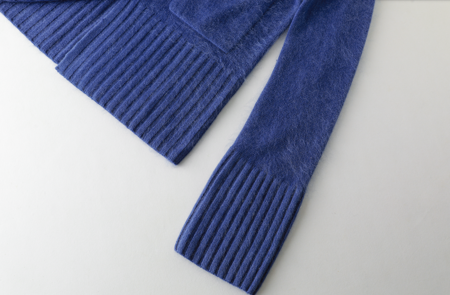 Japanese brushing Cashmere Jacket - Indigo