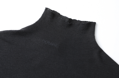 Plant Dye Ultrafine Wool High-neck Top