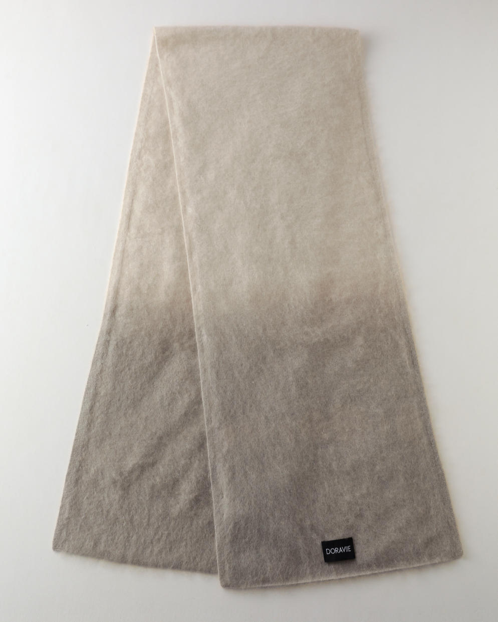 Plant Dye Japanese brushing Cashmere Scarf - Pink