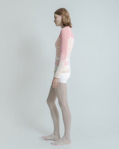 Plant Dye Ultrafine Wool Top - Pink